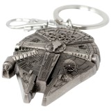 STAR WARS MILLENNIUM FALCON KEYCHAIN PORTACHIAVI IN METALLO MONOGRAM