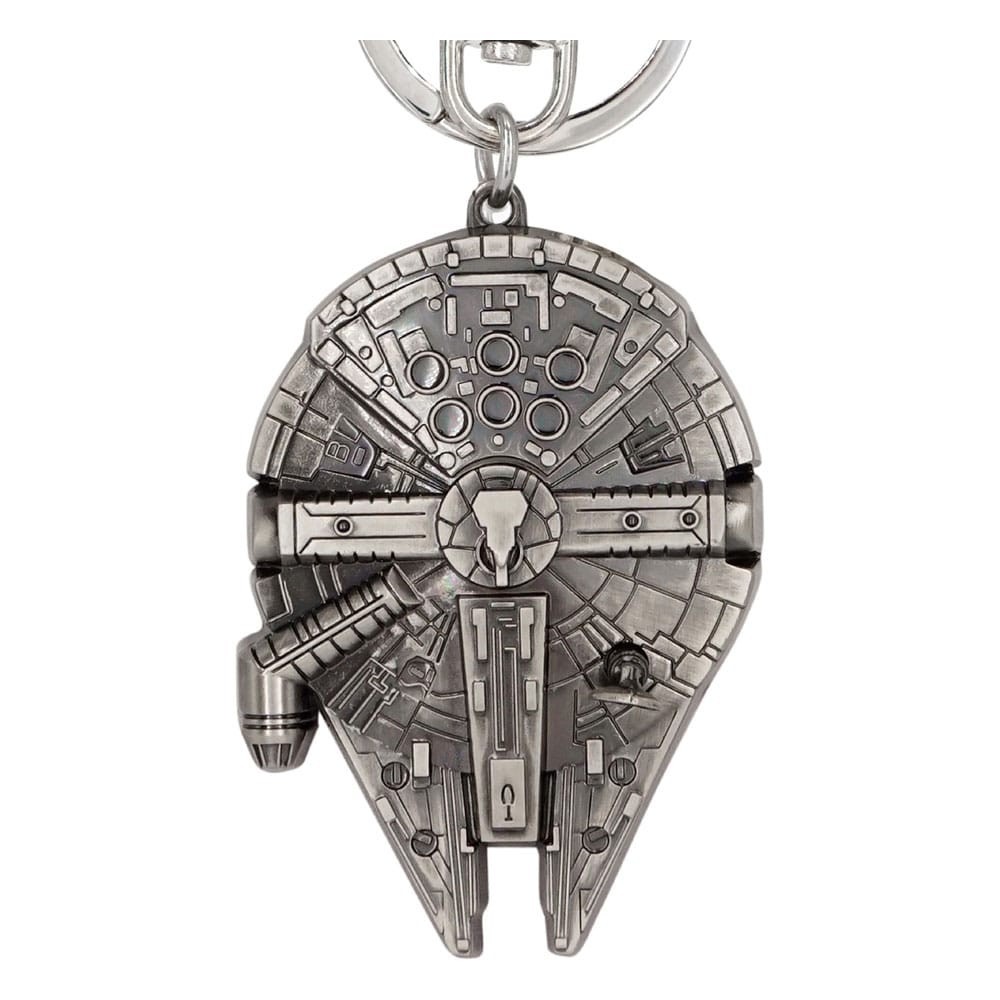 STAR WARS MILLENNIUM FALCON KEYCHAIN PORTACHIAVI IN METALLO MONOGRAM