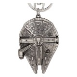 STAR WARS MILLENNIUM FALCON KEYCHAIN PORTACHIAVI IN METALLO MONOGRAM