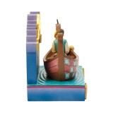 ENESCO TANGLED RAPUNZEL AND FLYNN ON BOAT STATUE FIGURE WITH LED