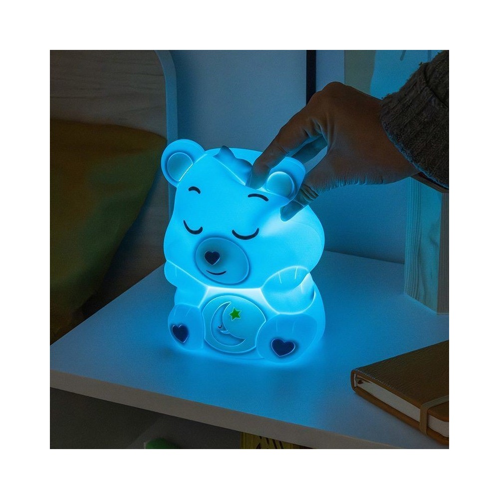 CARE BEARS BEDTIME BEAR SQUISHYGLO SILICONE LAMPADA PALADONE PRODUCTS