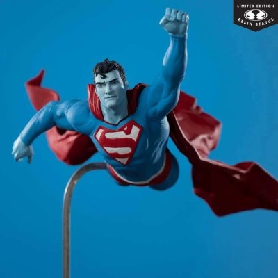 MC FARLANE DC DIRECT SUPERMAN RED & BLUE BY LEE BERMEJO RESIN STATUE FIGURE