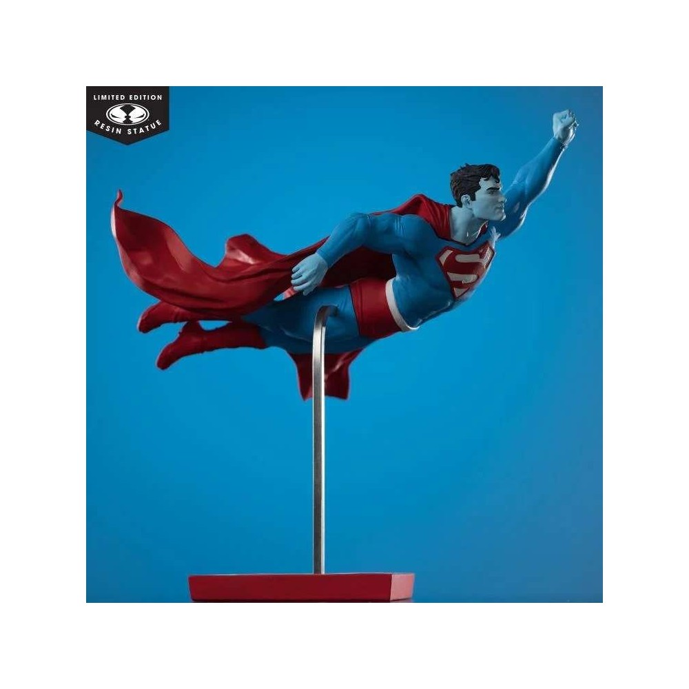 MC FARLANE DC DIRECT SUPERMAN RED & BLUE BY LEE BERMEJO RESIN STATUE FIGURE