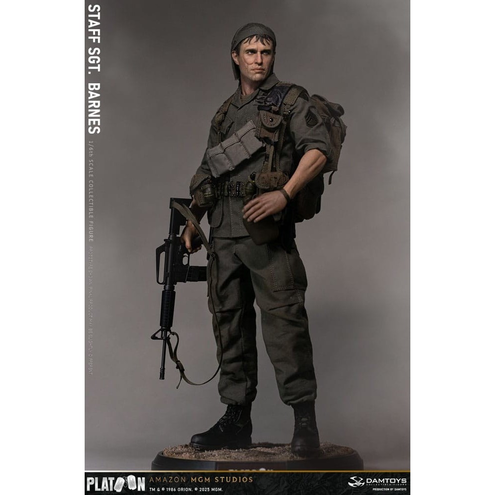PLATOON SERGEANT BARNES 1/6 ACTION FIGURE 30CM DAMTOYS