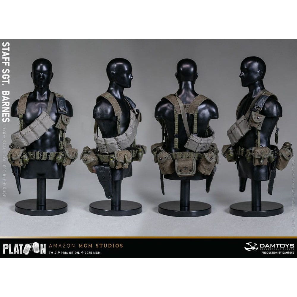 PLATOON SERGEANT BARNES 1/6 ACTION FIGURE 30CM DAMTOYS