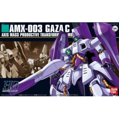 HIGH GRADE HGUC GUNDAM GAZA C HAMAN KARN CUSTOM 1/144 MODEL KIT ACTION FIGURE BANDAI
