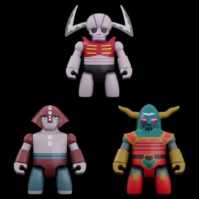 GOOD SMILE COMPANY MAZINGER Z MECHANICAL BEASTS BRICKOID SET 3X ACTION FIGURES SERIES 1