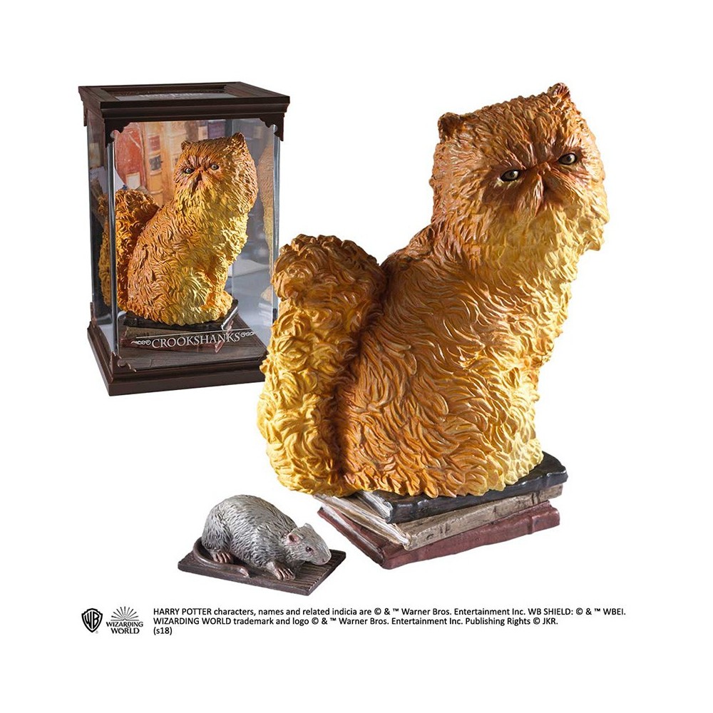 NOBLE COLLECTIONS HARRY POTTER MAGICAL CREATURES - CROOKSHANKS STATUA FIGURE
