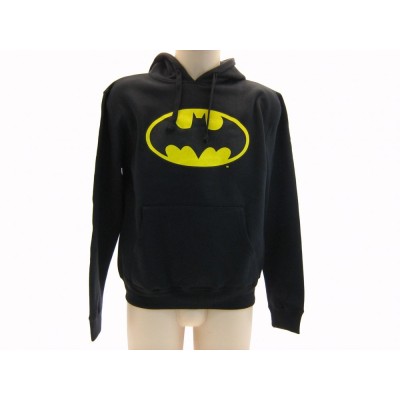 FELPA HOODIE BATMAN LOGO NERA