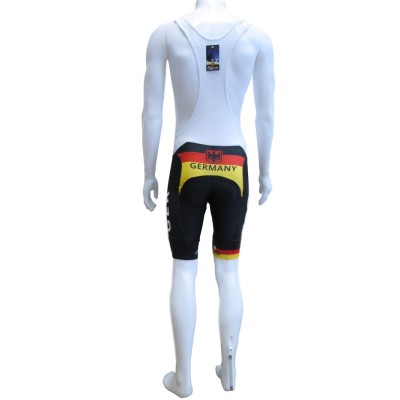 PANTALONCINI SALOPETTE DIVISA CICLISMO GERMANIA NAZIONALE GERMANY TEAM CYCLING ALKA