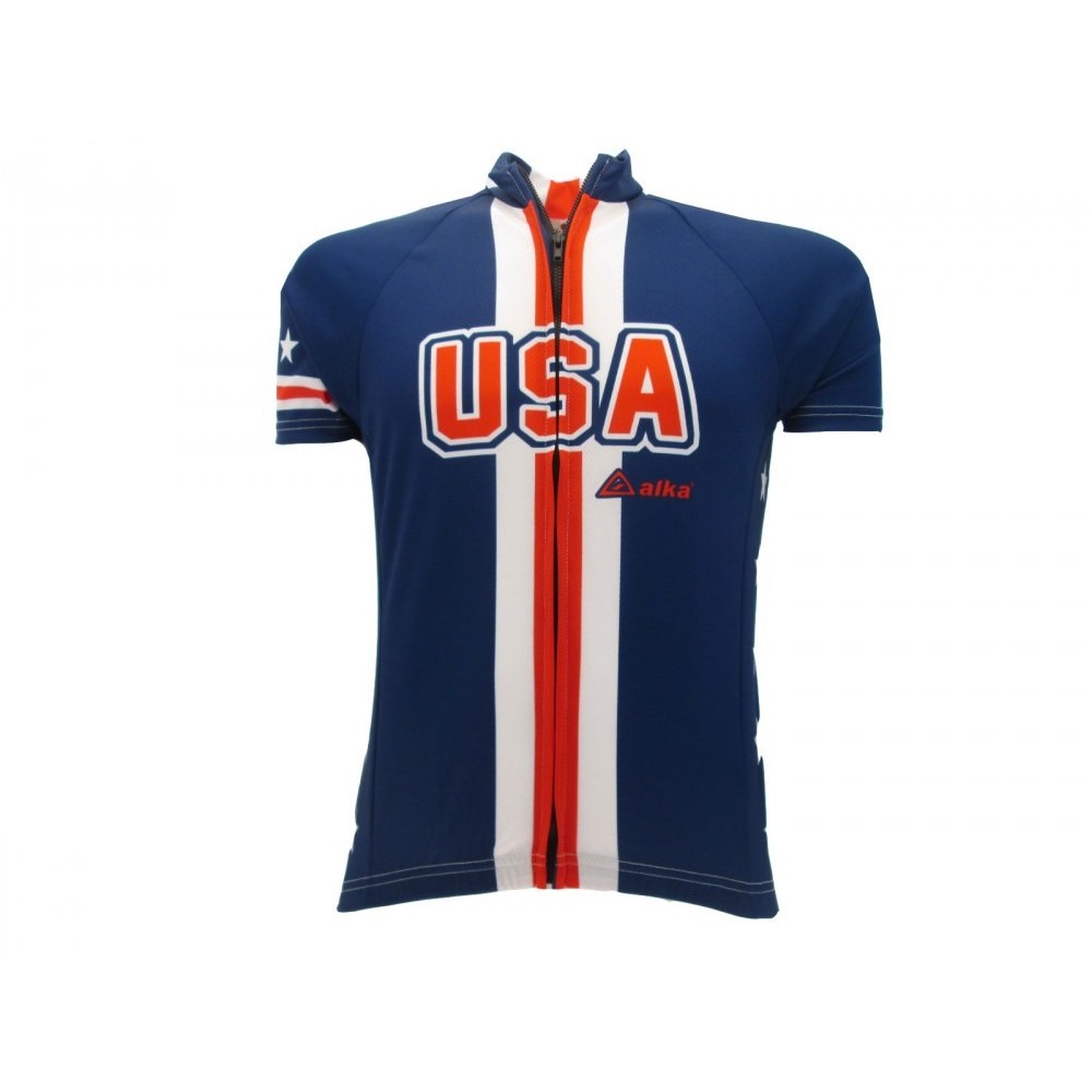 MAGLIA DIVISA CICLISMO STATI UNITI NAZIONALE U.S.A. TEAM CYCLING ALKA