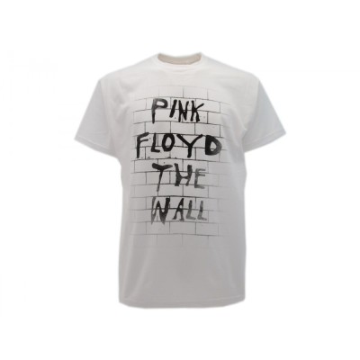 MAGLIA T SHIRT PINK FLOYD THE WALL BIANCA