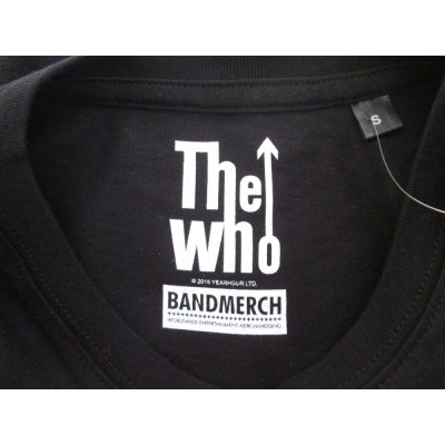 MAGLIA T SHIRT THE WHO LOGO NERA