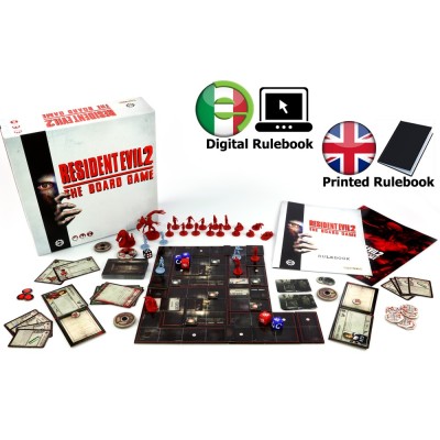 RESIDENT EVIL 2 - THE BOARD GAME GIOCO DA TAVOLO INGLESE STEAMFORGED GAMES