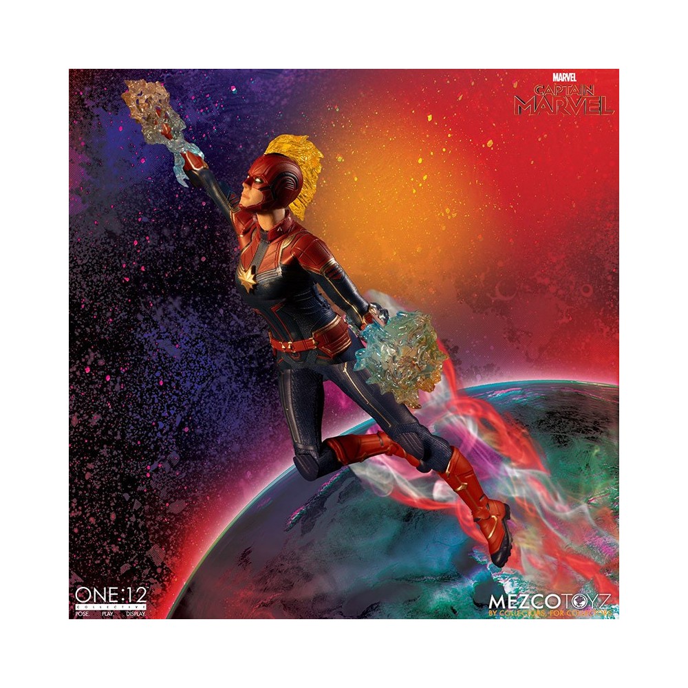 CAPTAIN MARVEL CLOTH ONE:12 COLLECTIVE ACTION FIGURE MEZCO TOYS