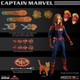 CAPTAIN MARVEL CLOTH ONE:12 COLLECTIVE ACTION FIGURE MEZCO TOYS