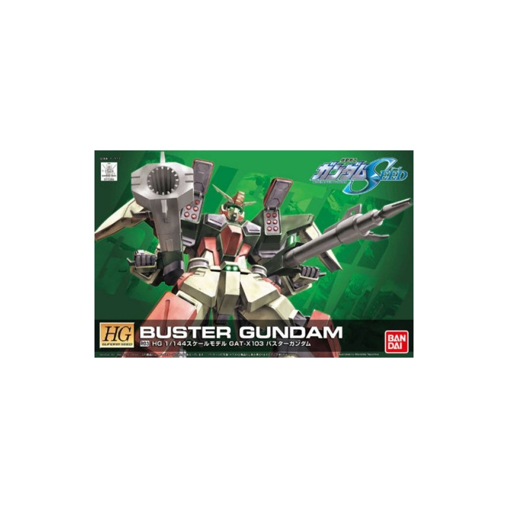 BANDAI HIGH GRADE HG GAT-X103 BUSTER GUNDAM 1/144 MODEL KIT ACTION FIGURE
