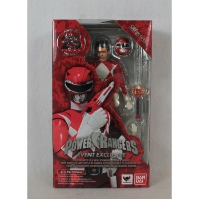 BANDAI POWER RANGERS RED RANGER SDCC 2018 S.H. FIGUARTS ACTION FIGURE