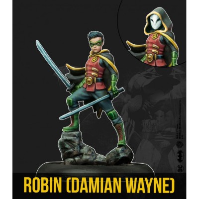 BATMAN MINIATURE GAME - ROBIN AND GOLIATH MINI RESIN STATUE FIGURE KNIGHT MODELS
