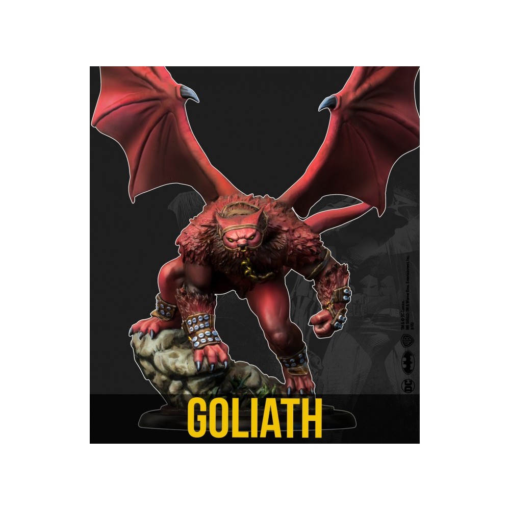 BATMAN MINIATURE GAME - ROBIN AND GOLIATH MINI RESIN STATUE FIGURE KNIGHT MODELS