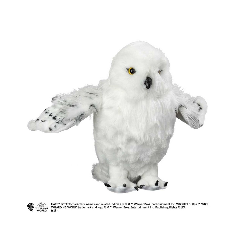 NOBLE COLLECTIONS HARRY POTTER - HEDWIG POSEABLE WINGS PELUCHE PLUSH 35 CM