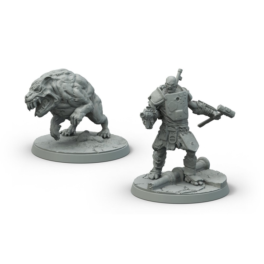 FALLOUT WASTELAND WARFARE SUPER MUTANTS HAMMER SET MINIATURE MODIPHIUS ENTERTAINMENT