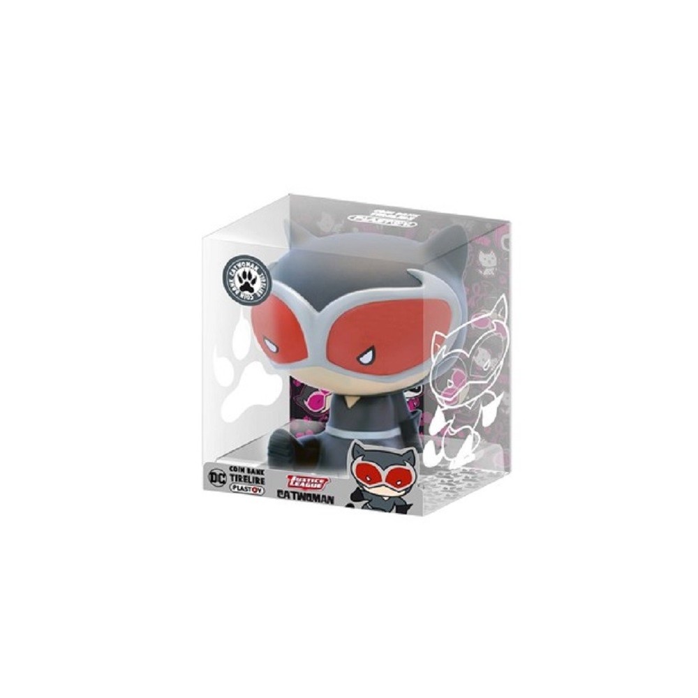 CATWOMAN CHIBI BANK SALVADANAIO FIGURE PLASTOY