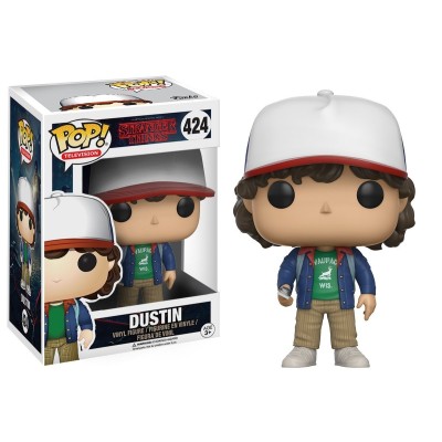 FUNKO POP! STRANGER THINGS DUSTIN BOBBLE HEAD KNOCKER FIGURE FUNKO