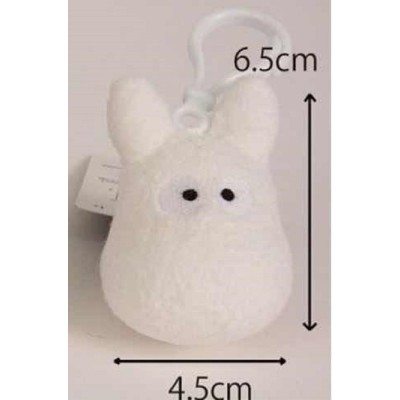 TOTORO WHITE BACKPACK CLIP PLUSH PELUCHE PORTACHIAVI SUN ARROW
