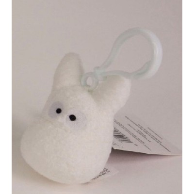 TOTORO WHITE BACKPACK CLIP PLUSH PELUCHE PORTACHIAVI SUN ARROW