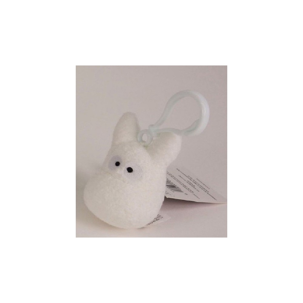 TOTORO WHITE BACKPACK CLIP PLUSH PELUCHE PORTACHIAVI SUN ARROW