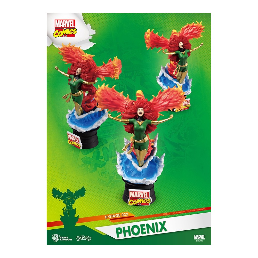 MARVEL COMICS X-MEN DARK PHOENIX D-SELECT 16CM STATUE FIGURE BEAST KINGDOM