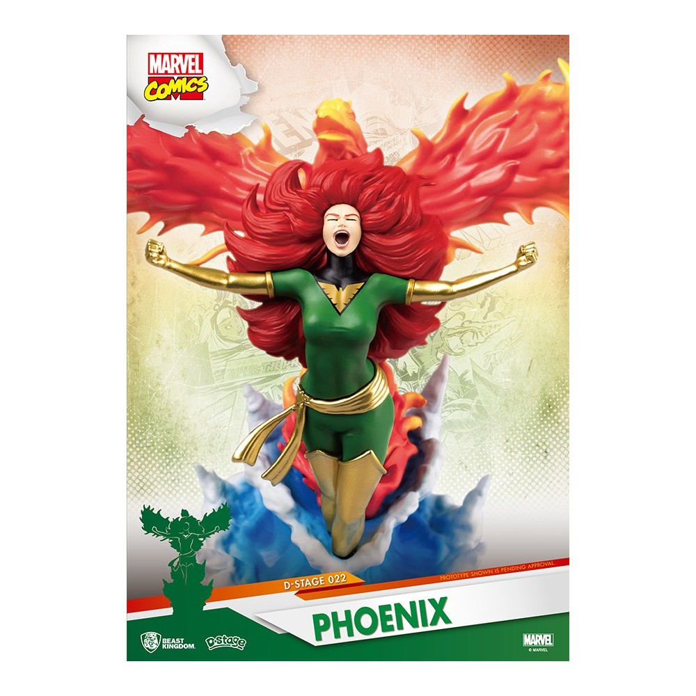 MARVEL COMICS X-MEN DARK PHOENIX D-SELECT 16CM STATUE FIGURE BEAST KINGDOM