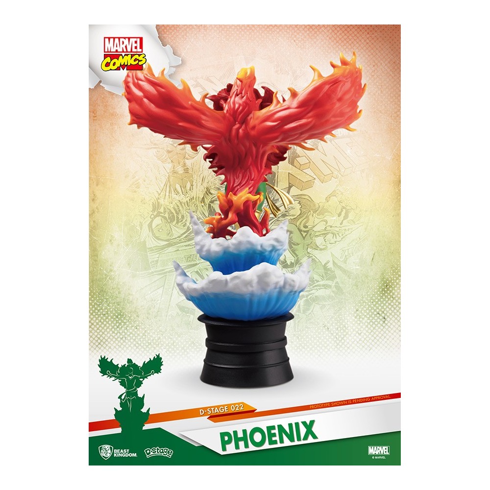 MARVEL COMICS X-MEN DARK PHOENIX D-SELECT 16CM STATUE FIGURE BEAST KINGDOM