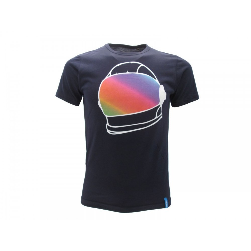 MAGLIA T SHIRT FORTNITE CASCO BLU NAVY