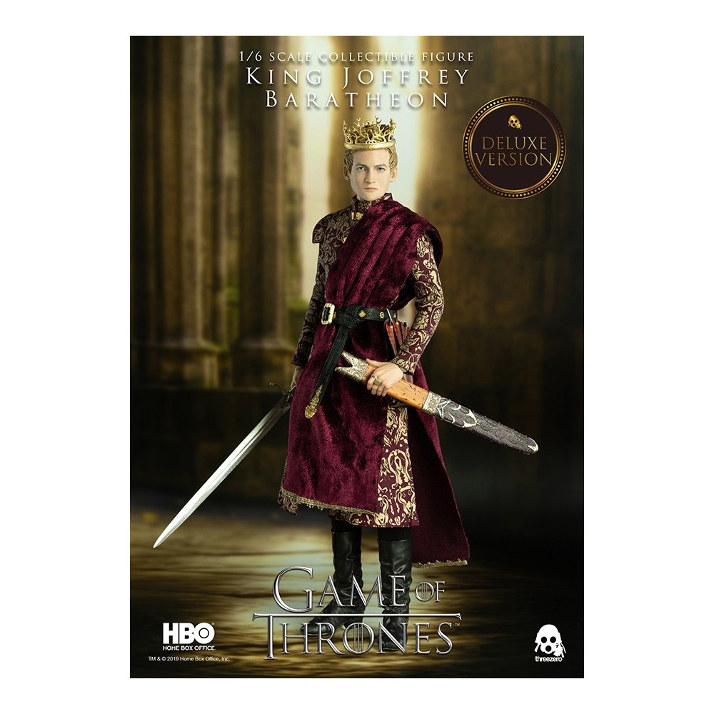 GAME OF THRONES - KING JOFFREY BARATHEON DELUXE 1/6 30 CM ACTION FIGURE THREEZERO