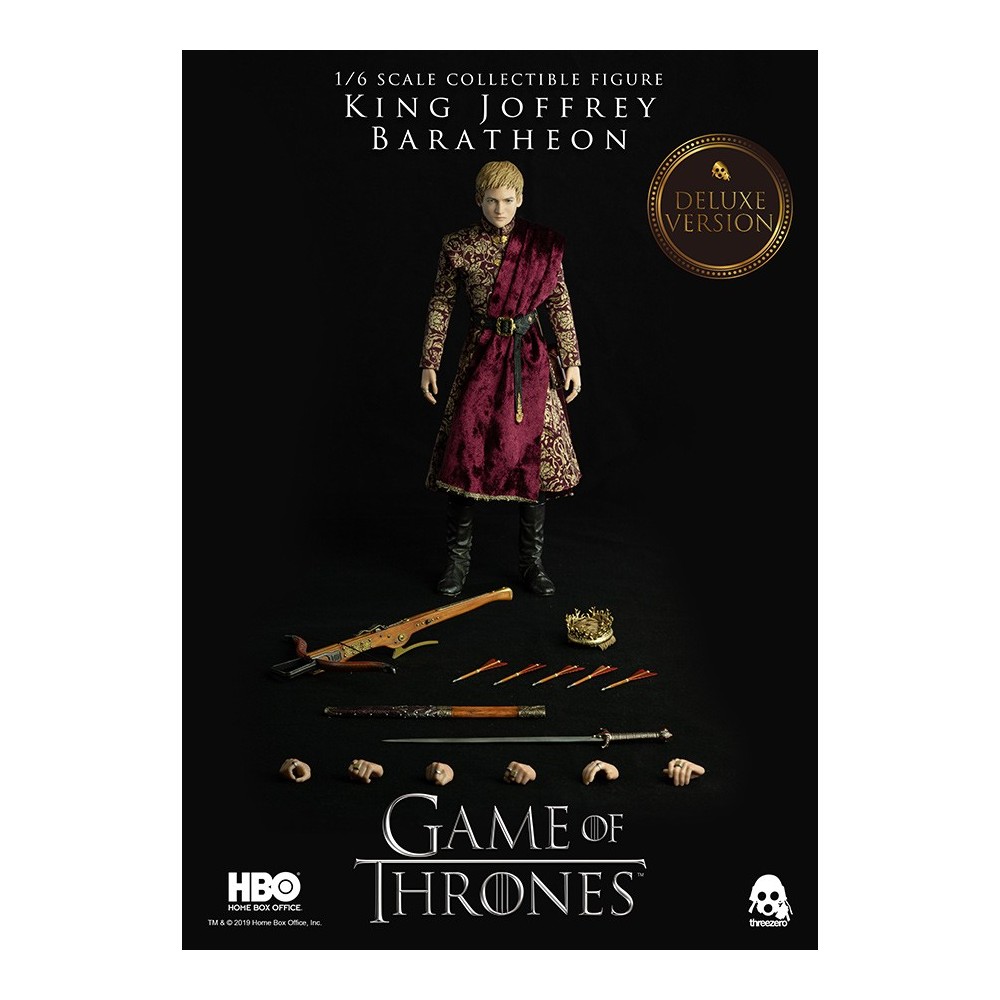 GAME OF THRONES - KING JOFFREY BARATHEON DELUXE 1/6 30 CM ACTION FIGURE THREEZERO