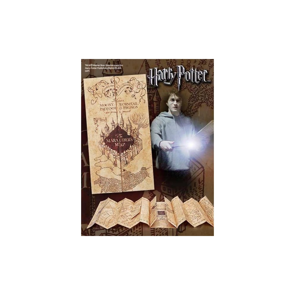 NOBLE COLLECTIONS HARRY POTTER MAPPA - THE MARAUDER'S MAP REPLICA