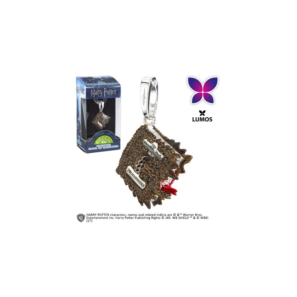 HARRY POTTER - BOOK OF MONSTERS CIONDOLO IN METALLO NOBLE COLLECTIONS