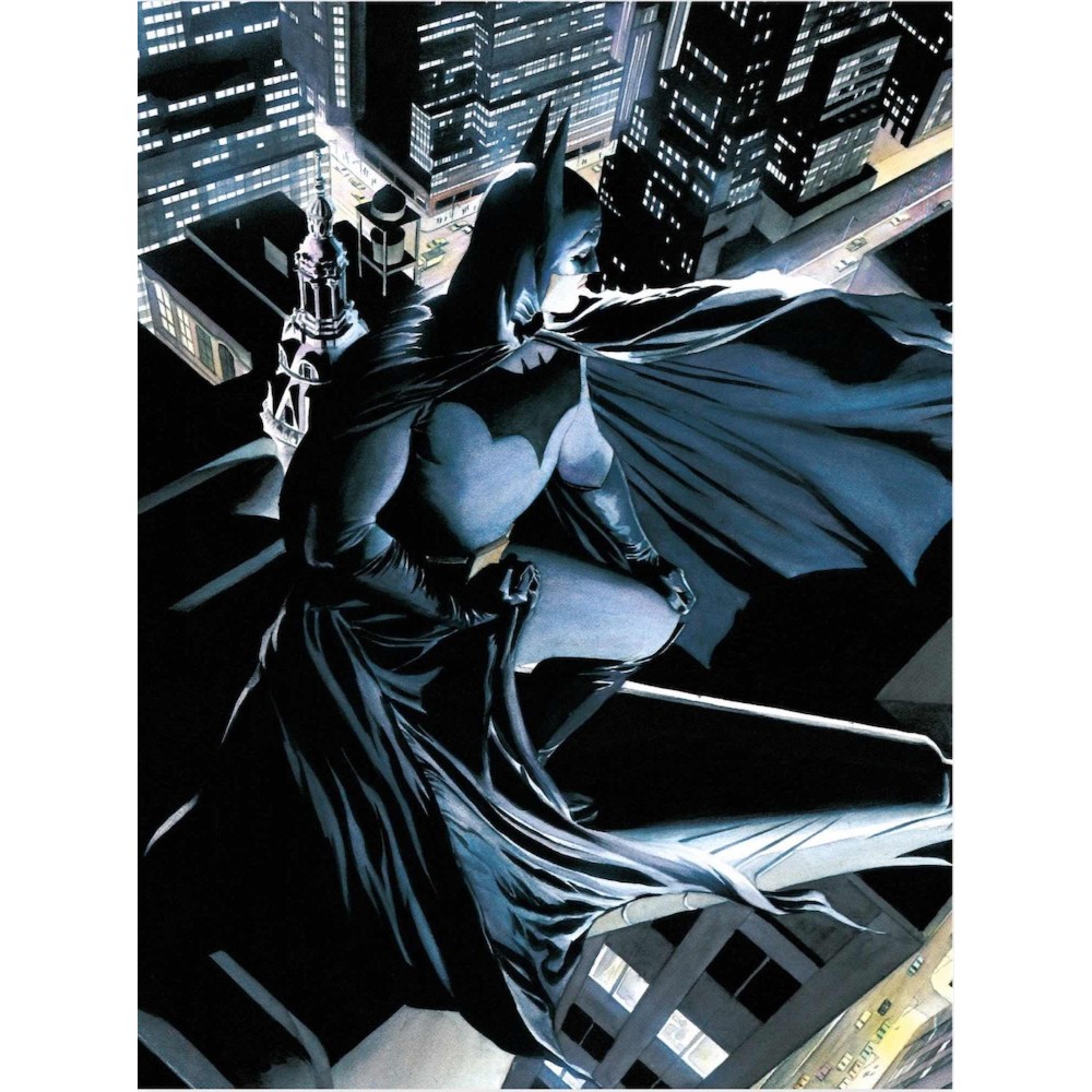 DC UNIVERSE BATMAN WATCHER GLASS POSTER IN VETRO 40 X 30 CM SD TOYS