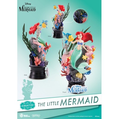 DISNEY LITTLE MERMAID D-SELECT PVC DIORAMA SIRENETTA 16CM FIGURE BEAST KINGDOM