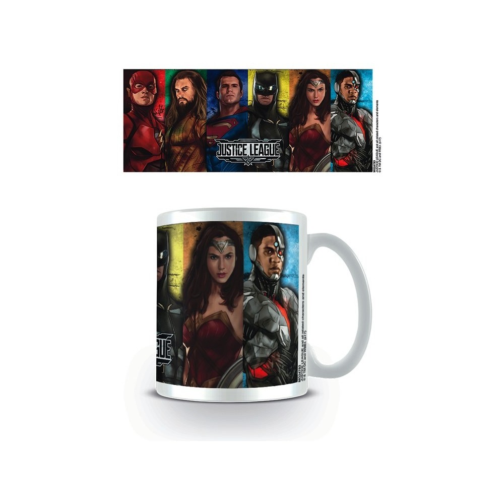 DC MOVIE JUSTICE LEAGUE CERAMIC MUG TAZZA IN CERAMICA PYRAMID INTERNATIONAL