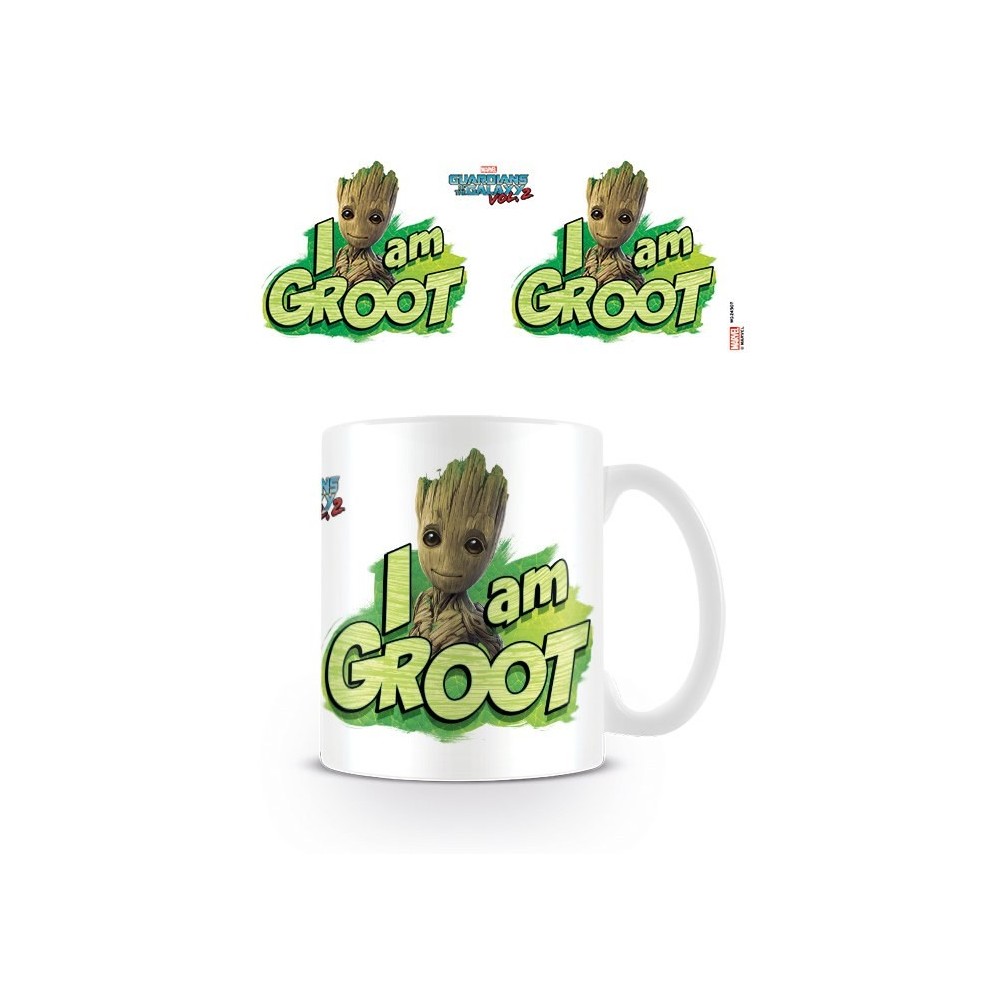 MARVEL GUARDIANS OF THE GALAXY I AM GROOT CERAMIC MUG TAZZA IN CERAMICA PYRAMID INTERNATIONAL