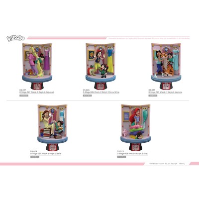 WRECK-IT RALPH 2 SPACCATUTTO D-STAGE 026 SNOW WHITE BIANCANEVE STATUE FIGURE DIORAMA BEAST KINGDOM