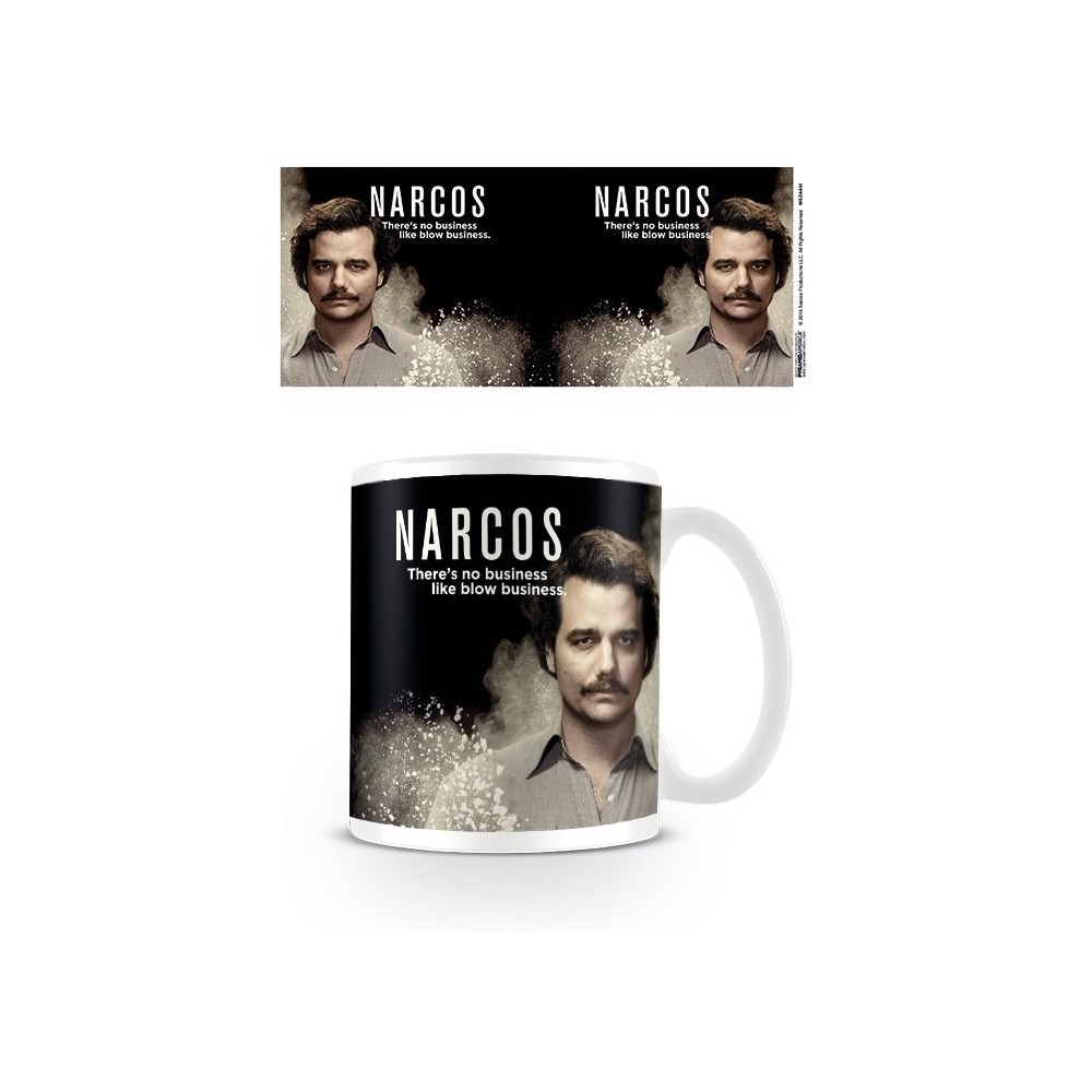 PYRAMID INTERNATIONAL NARCOS NO BUSINESS 2 CERAMIC MUG TAZZA IN CERAMICA
