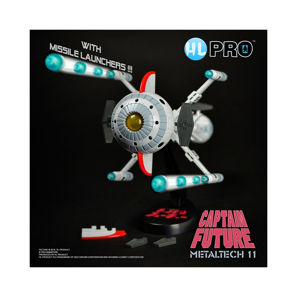 CAPITAN FUTURO CAPTAIN FUTURE FUTURE COMET METALTECH 11 DIE CAST FIGURE HIGH DREAM