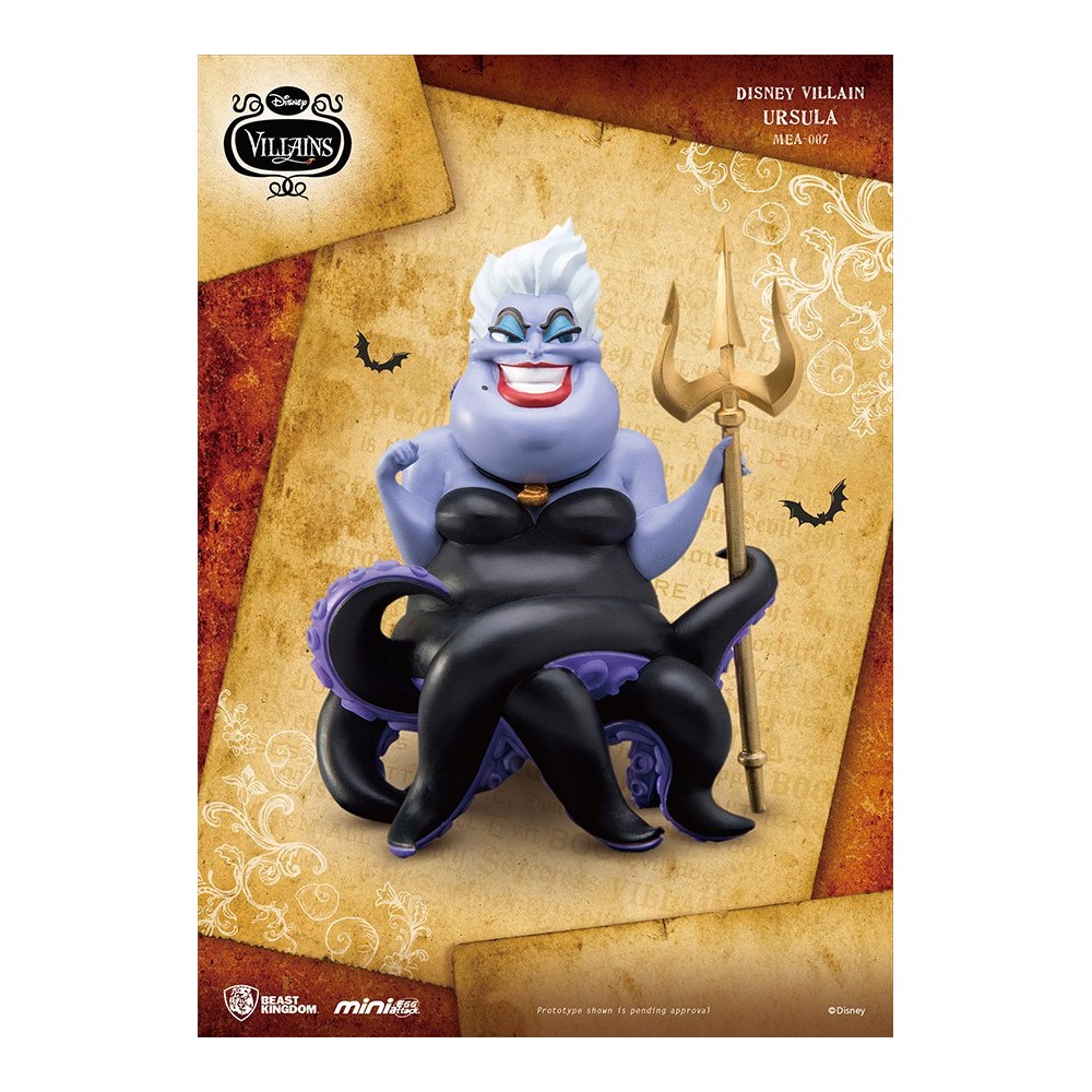 DISNEY VILLAINS - URSULA MINI EGG ATTACK FIGURE 8 CM BEAST KINGDOM
