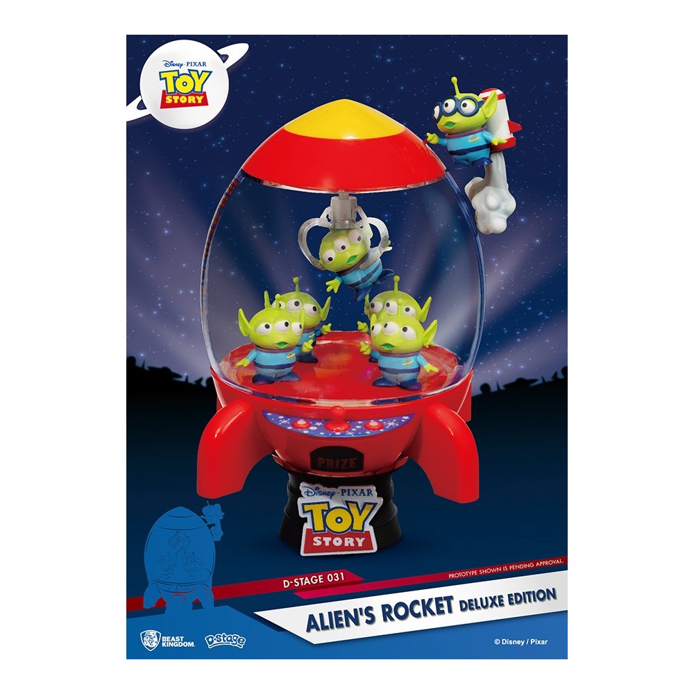 TOY STORY ALIEN ROCKET DLX D-STAGE 031 STATUE FIGURE DIORAMA BEAST KINGDOM