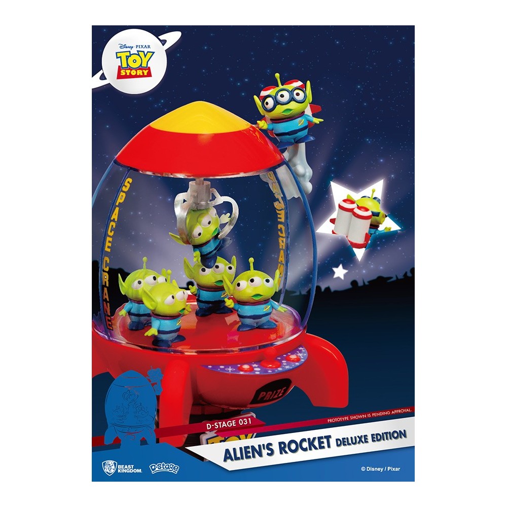 TOY STORY ALIEN ROCKET DLX D-STAGE 031 STATUE FIGURE DIORAMA BEAST KINGDOM