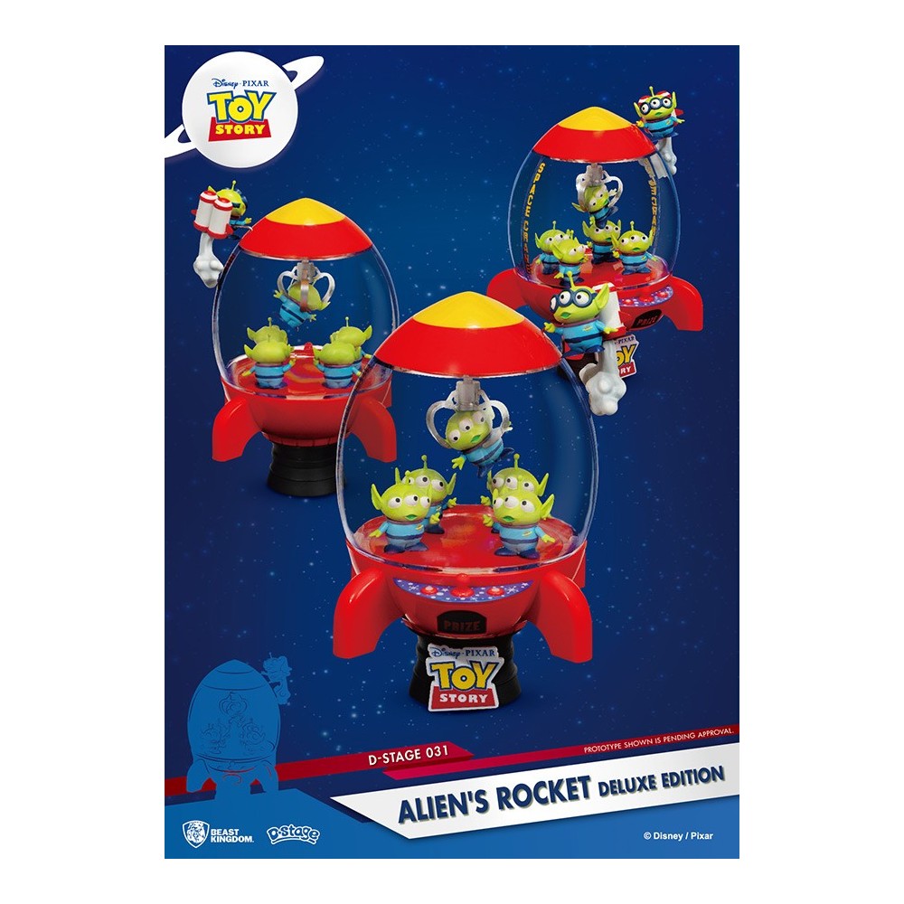 TOY STORY ALIEN ROCKET DLX D-STAGE 031 STATUE FIGURE DIORAMA BEAST KINGDOM